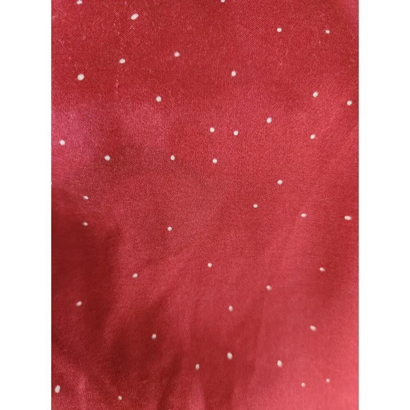 NWD Farm Rio x Anthropologie One-Shoulder Printed Satin Jumpsuit Sz S Red 9D403 - Picture 13 of 16